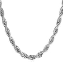 Mens Rope Chain - 9mm - Steel
