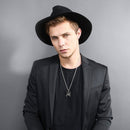 Mens Scorpion Necklace Silver Pendant