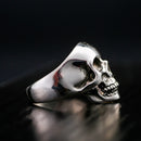 Sterling Silver Skull Ring for Men