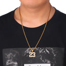 Iced Out Number 23 Necklace Basketball Chain Gold