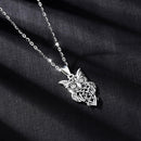 Sterling Silver Owl Necklace for Women