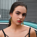 Paperclip Earrings | Gold, Drop, Pushback Earrings