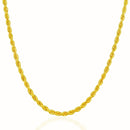 Rope Chain Necklace | 14K Gold - 3 mm