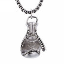 Silver Boxing Glove Pendant Necklace | Stainless Steel