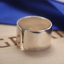 Skull Ring for Women Men - Sterling Silver Adjustable