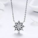 Women's Snowflake Pendant Necklace