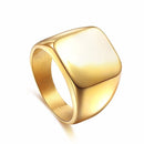 Square Signet Ring for Men - Cheap Mens Rings