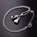 Stainless Steel Boxing Glove Necklace