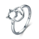 Sterling Silver Cat Ring