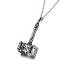 Thor's Hammer Necklace | Silver Mjolnir Pendant
