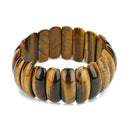 Tiger Eye Bracelet for Men, Women - Elastic