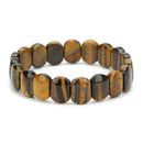 Tiger Eye Bracelet for Men, Women - Elastic