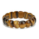 Tiger Eye Bracelet for Men, Women - Elastic