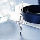 Sterling Silver Cross Necklace for Women