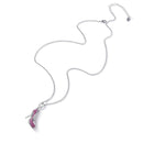 Womens Shoe Heel Pendant Sterling Silver