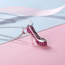 Womens Shoe Heel Pendant Sterling Silver