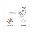 Womens Skull Ring Sterling Silver Adjustable