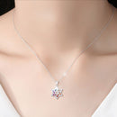 Star of David Necklace w/ Rainbow CZ