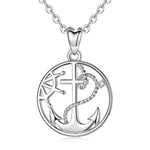 Anchor Necklace Sterling Silver