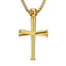 Baseball Bat Cross Necklace | Men's Pendant Stainless Steel