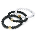 Basketball Bracelet Beaded - Gold Charm