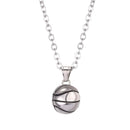 Silver Basketball Necklace | Basletball Charm Chain