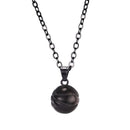 Black Basketball Necklace | Basletball Charm Chain