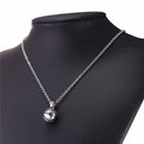 Silver Basketball Necklace | Basletball Charm Chain