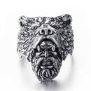 Berserker Ring - Viking Warrior Ring - Silver