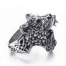 Berserker Ring - Viking Warrior Ring - Silver