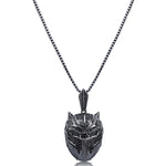 Black Panther Necklace Iced Out