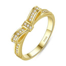Sterling Silver Bow Fashion Ring - Women - Cheap Jewelry