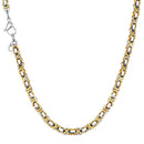 Byzantine Chain Necklace Gold Silver Men Women
