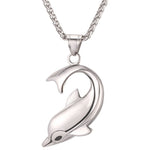 Dolphin Necklace Silver