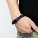 Double Color Unisex Leather Bracelet