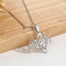 Dragon Necklace Sterling Silver | Womens Dragon Pendant