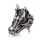 Dragon Ring with Red Eyes