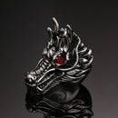 Dragon Ring with Red Eyes