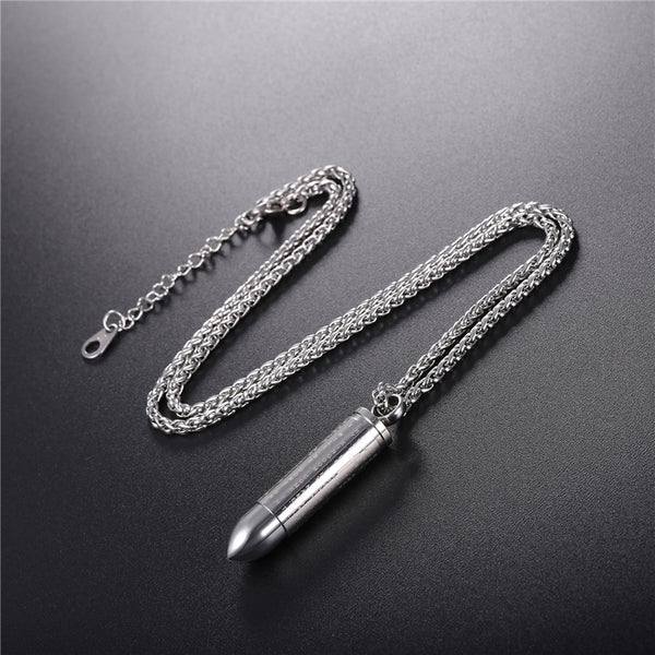 44 mag Custom Silver Bullet Necklace, GOLD/DARK Engraving – Bullet Designs®  Inc.