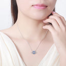 Evil Eye Necklace Sterling Silver | Gold, Silver, Rose Pendant