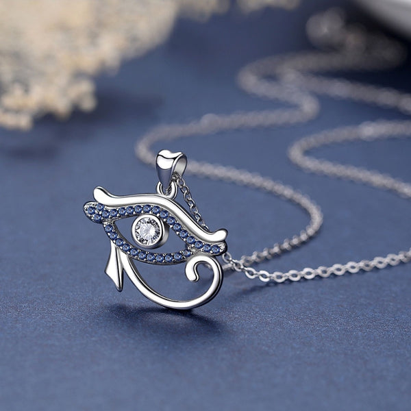 Egyptian Falcon Eye of Horus Necklace – Jen & Ari @ showtheLOVE