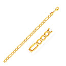Figaro Chain Necklace | 10K Gold - 5.4 mm