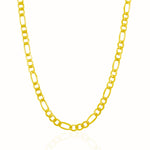 Figaro Chain Necklace | 10K Gold - 5.4 mm