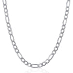 Figaro Chain Necklace (5.5 mm) - Sterling Silver