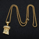 Gold Jesus Piece Chain | Jesus Necklace Pendant