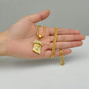 Gold Jesus Piece Chain | Jesus Necklace Pendant