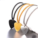 Guitar Pick Necklace - Stainless Steel