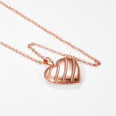 Rose Gold Locket Necklace Pendant