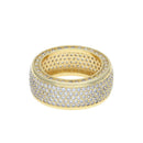 Iced Out Ring for Men - Gold