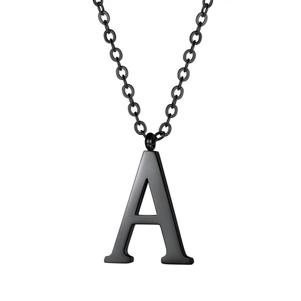 Mens Initial Pendant Necklace | Necklace Letter Men | New Day Initial  Necklace - New - Aliexpress